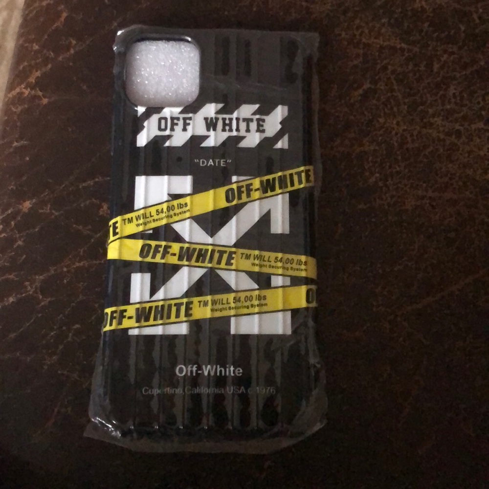 Off white iPhone 11 max pro case